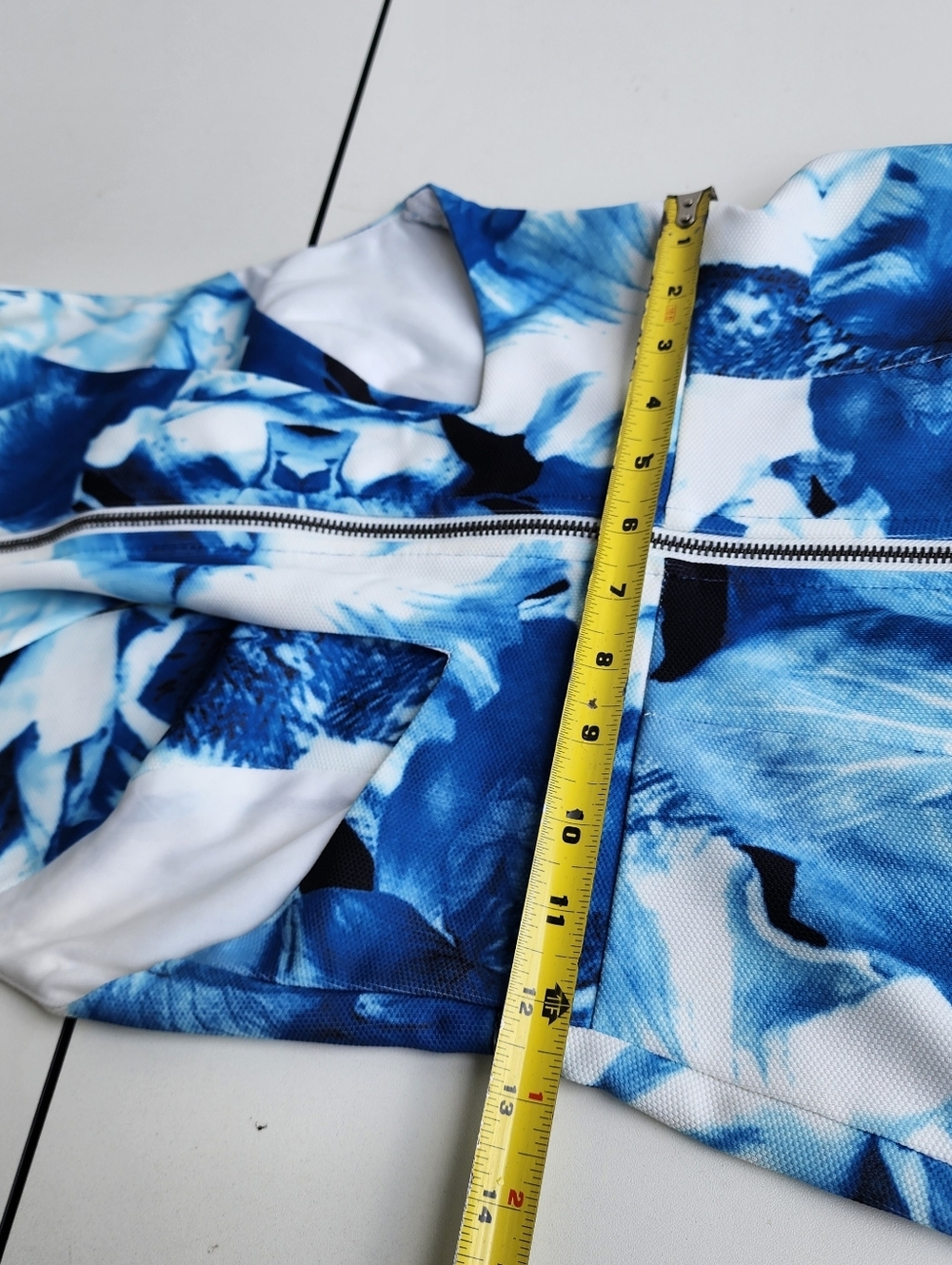 NWT Lulus Womens Budding Up Blue Floral Print Bodycon Dress  Deep V-Neck Sz S - Picture 5 of 16